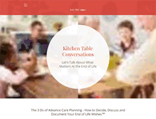 Tablet Screenshot of kitchentableconversations.org